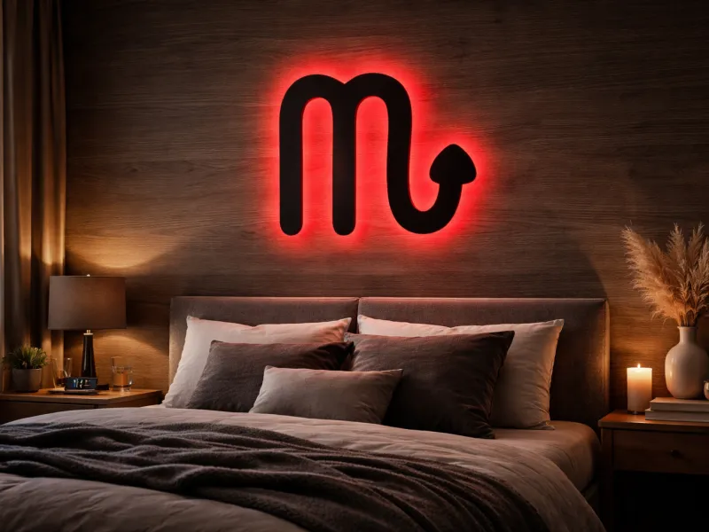 Scorpio - Semn Luminos LED Neon Backlight