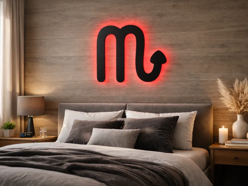 Scorpio - Semn Luminos LED Neon Backlight