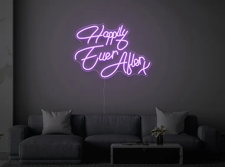 Happily Ever After X - Semn Luminos LED Neon