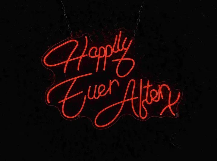 Happily Ever After X - Semn Luminos LED Neon