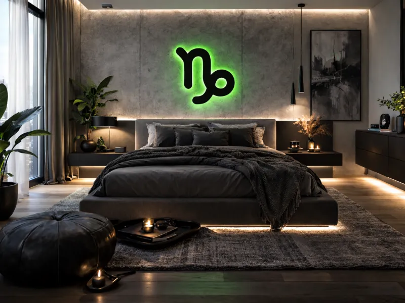 Capricorn - Semn Luminos LED Neon Backlight