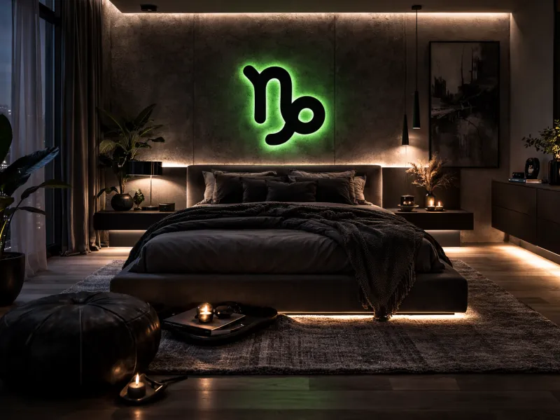 Capricorn - Semn Luminos LED Neon Backlight