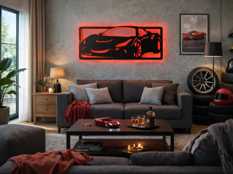 Backlit Car - Semn Luminos LED Neon Backlight