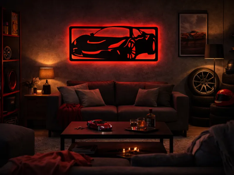 Backlit Car - Semn Luminos LED Neon Backlight