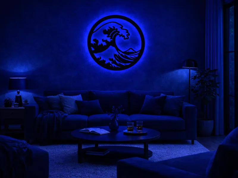 Wave - Semn Luminos LED Neon Backlight