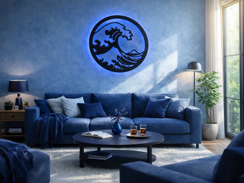 Wave - Semn Luminos LED Neon Backlight