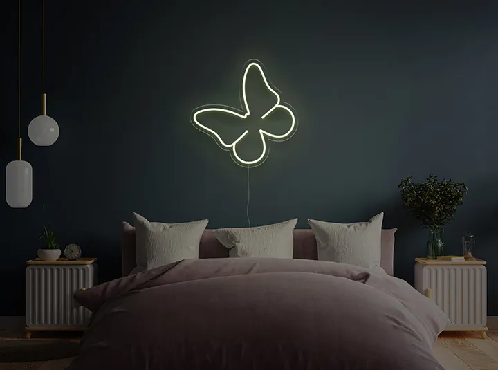 Fluture - Semn Luminos LED Neon