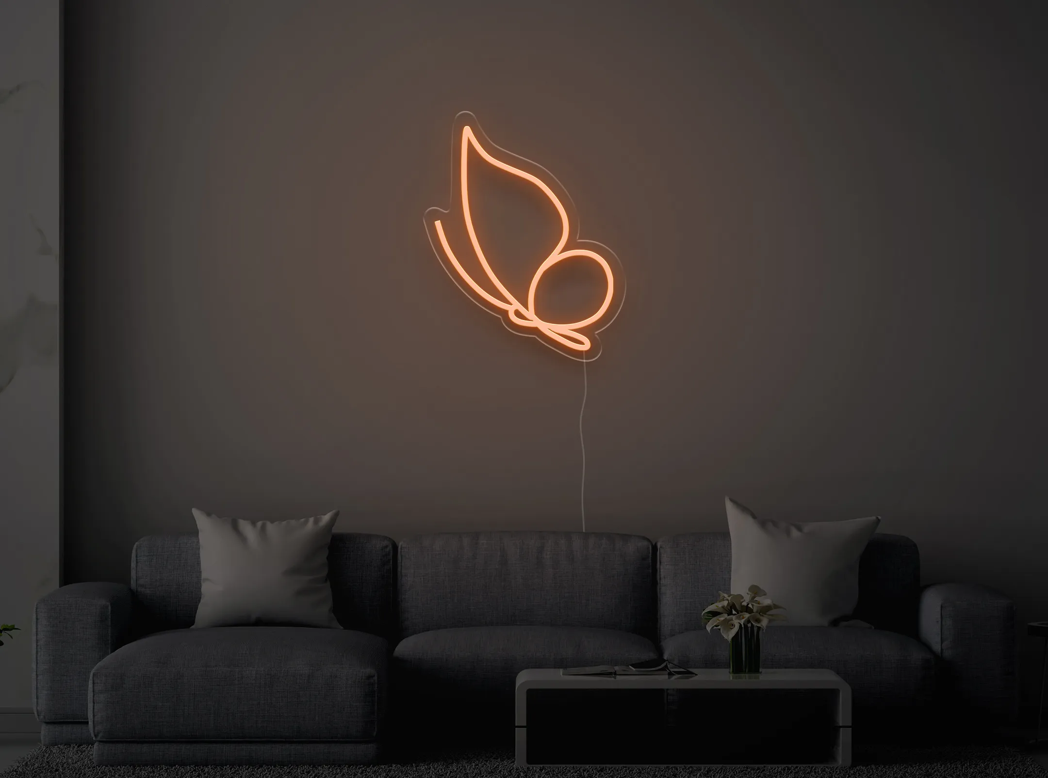 Fluture Zburand - Semn Luminos LED Neon