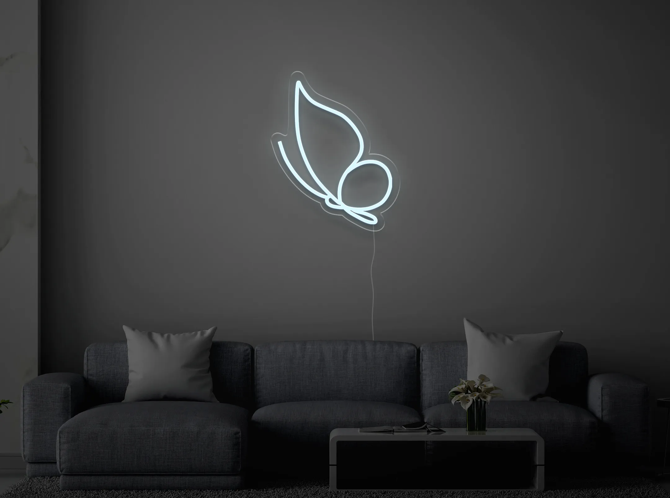 Fluture Zburand - Semn Luminos LED Neon