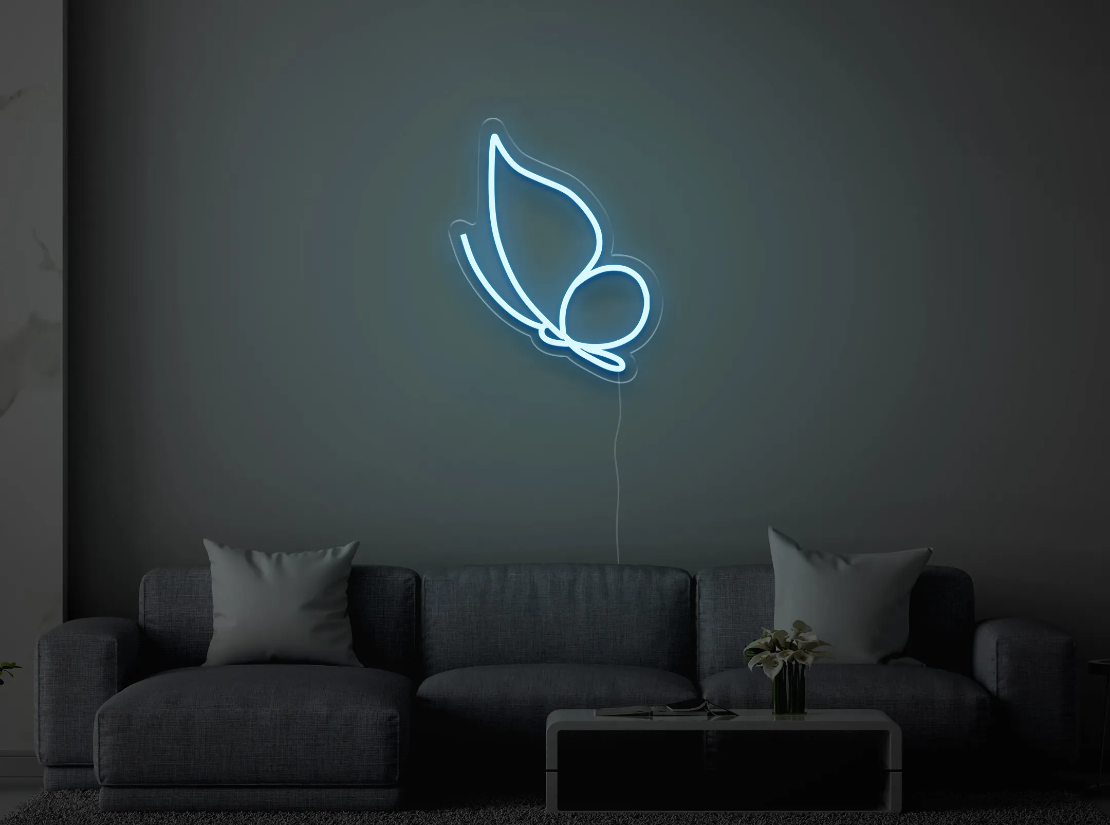 Fluture Zburand - Semn Luminos LED Neon