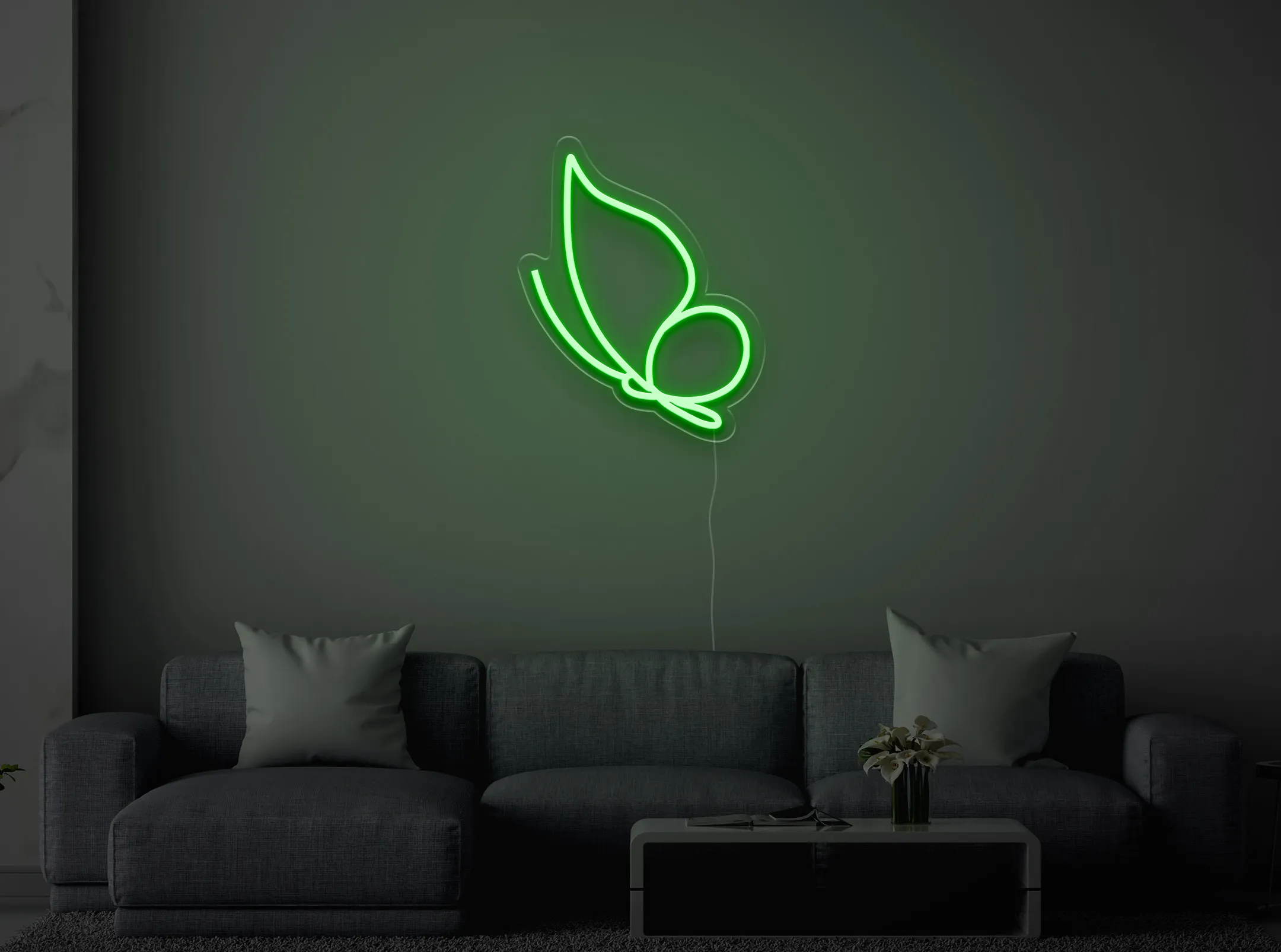 Fluture Zburand - Semn Luminos LED Neon