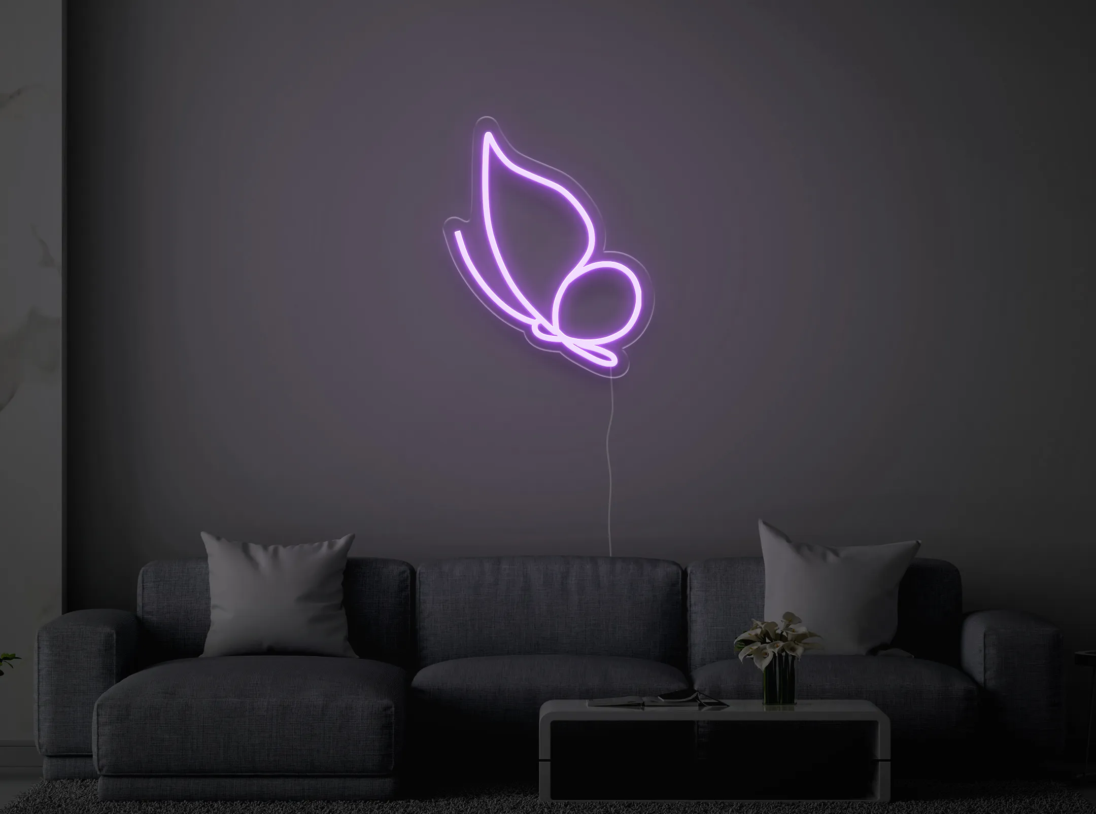 Fluture Zburand - Semn Luminos LED Neon