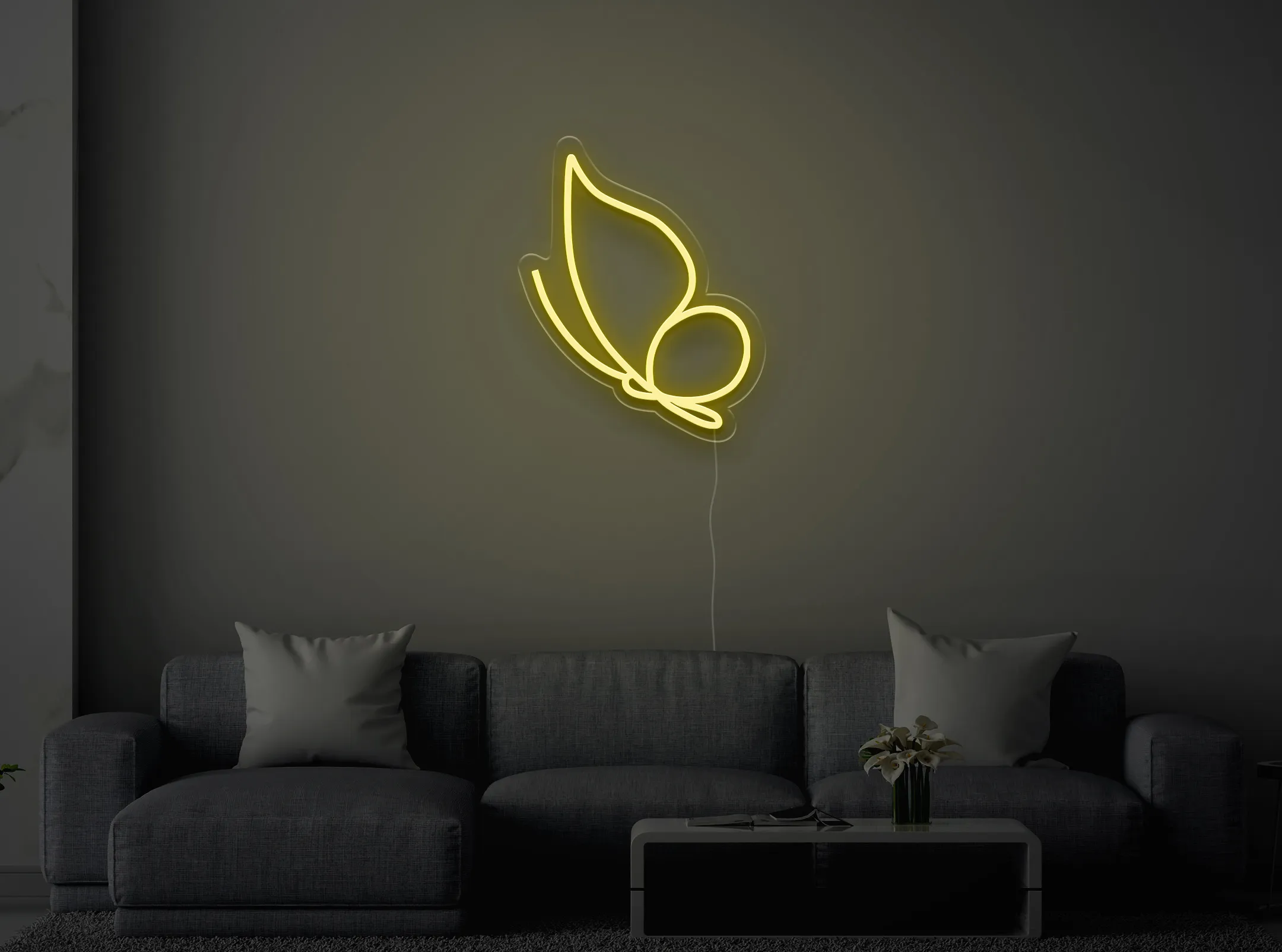 Fluture Zburand - Semn Luminos LED Neon