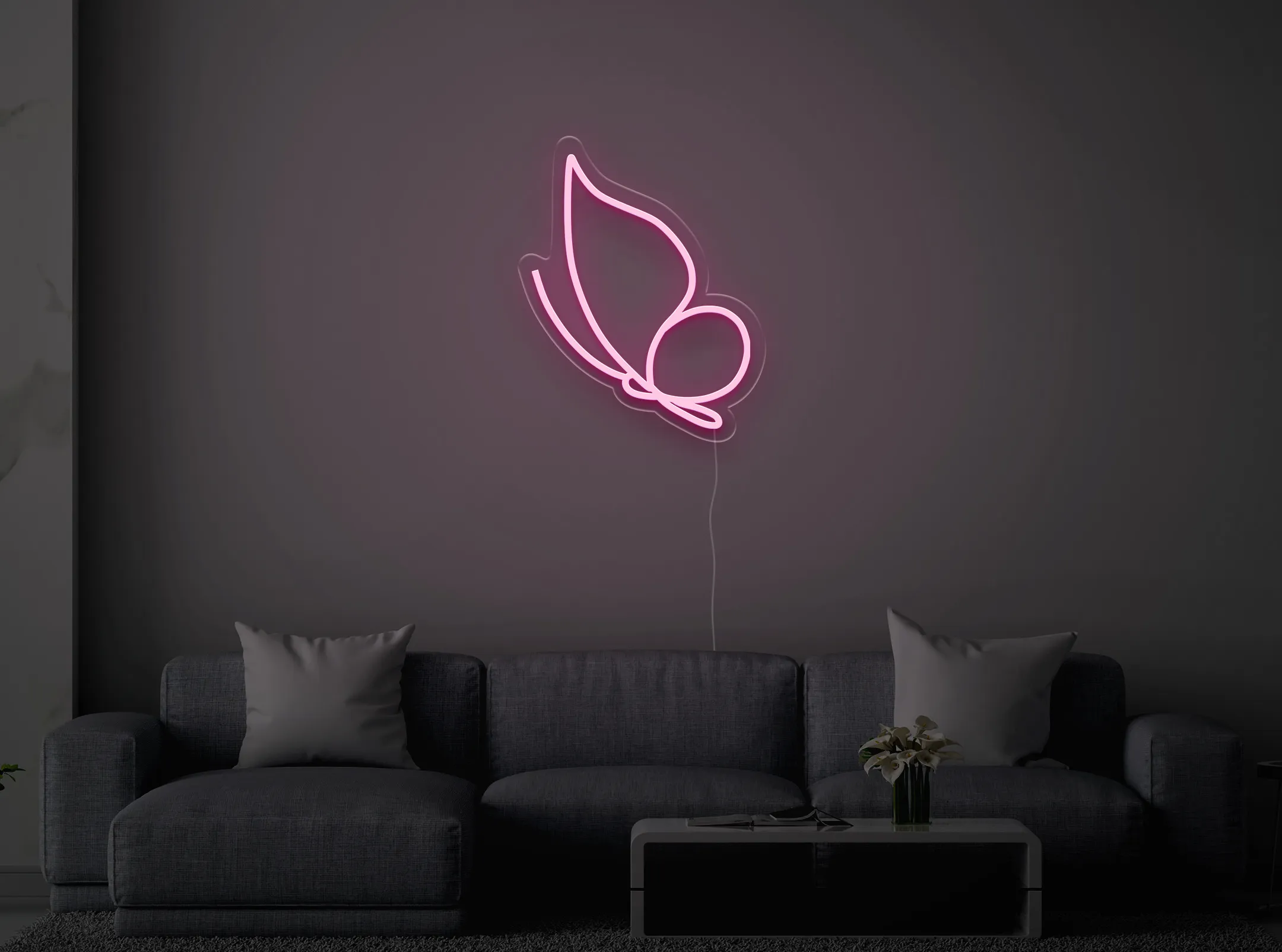 Fluture Zburand - Semn Luminos LED Neon