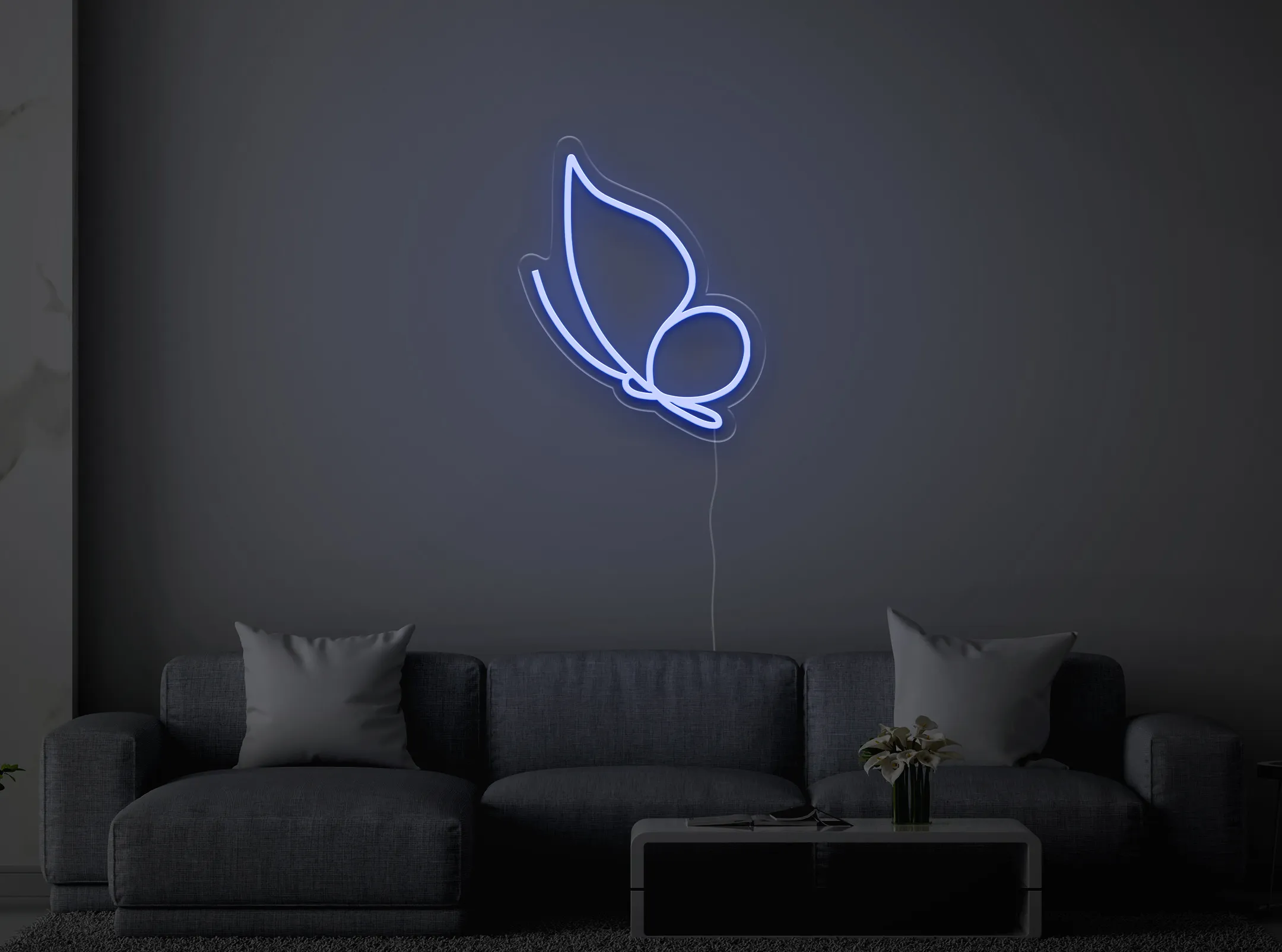 Fluture Zburand - Semn Luminos LED Neon