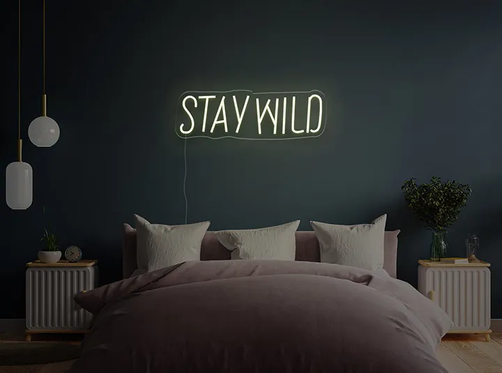 Stay Wild - Semn Luminos LED Neon