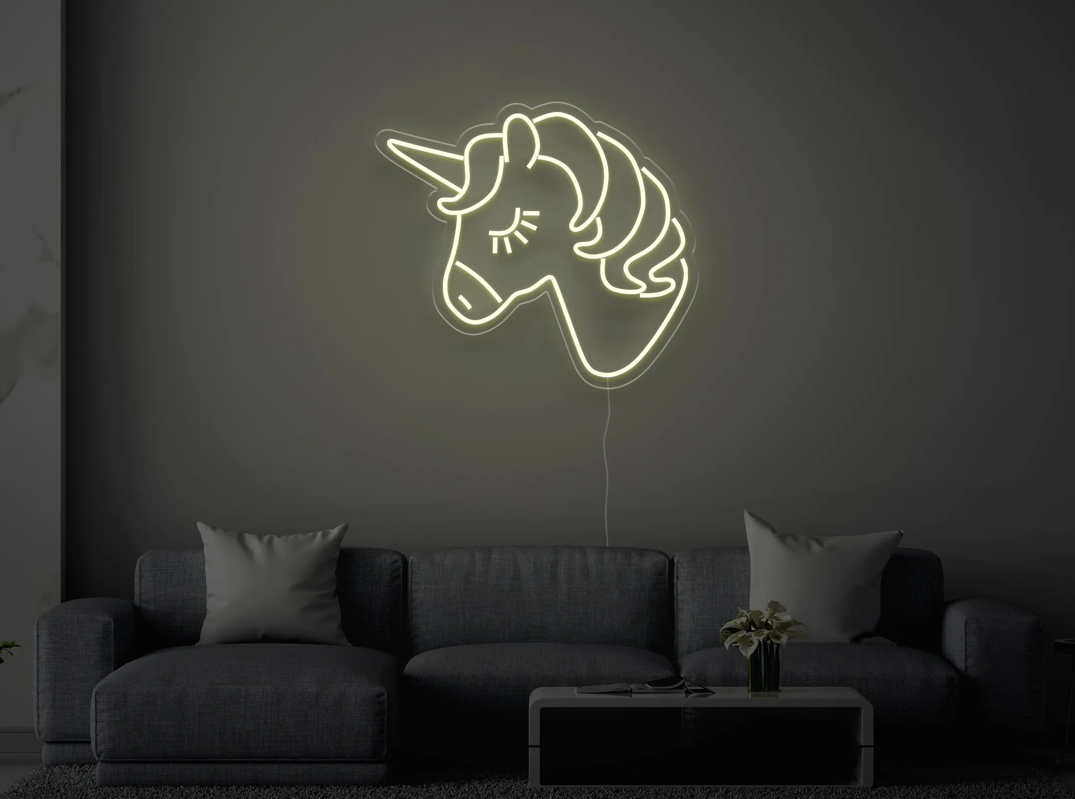 Unicorn - Semn Luminos LED Neon
