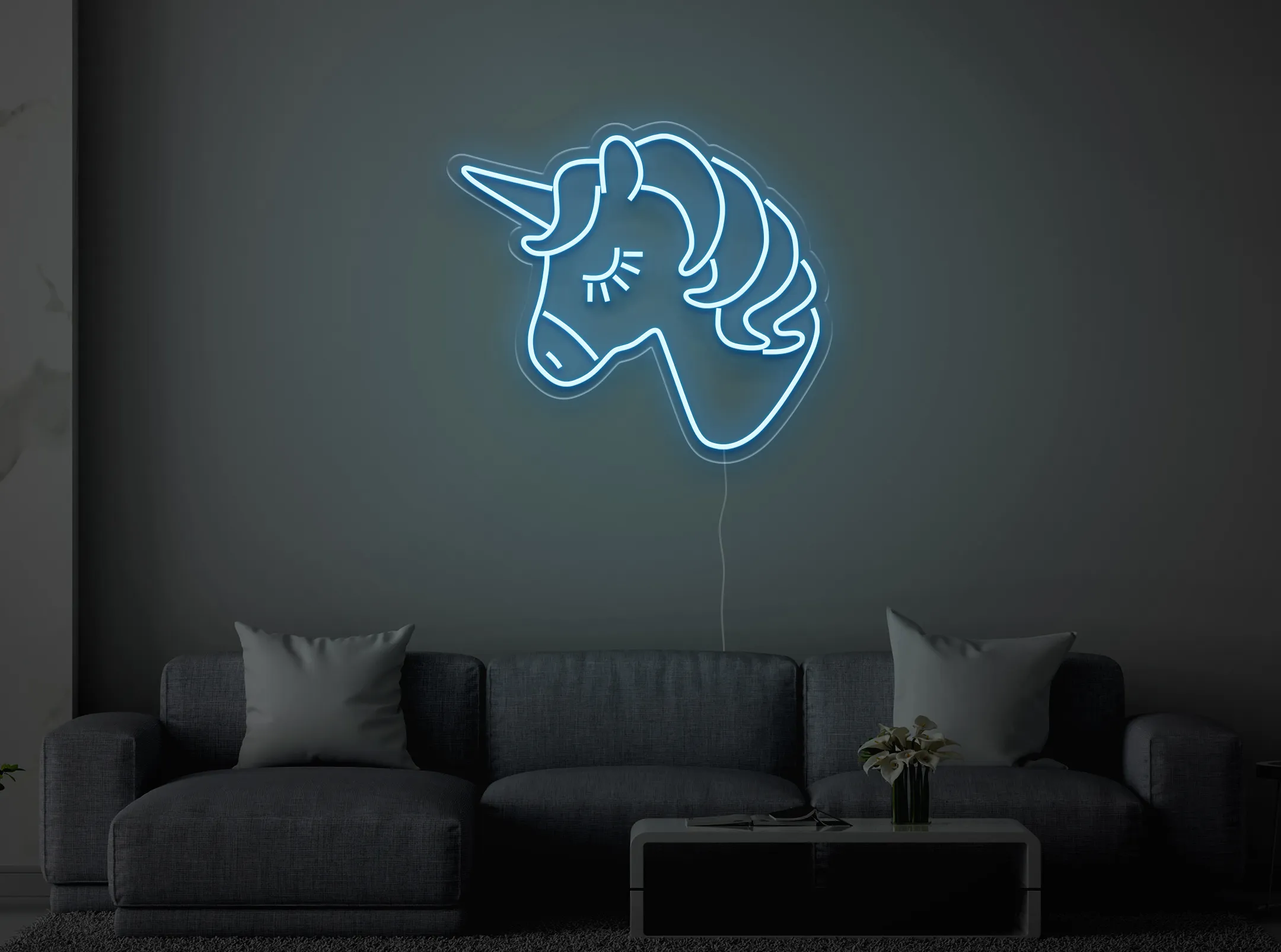 Unicorn - Semn Luminos LED Neon