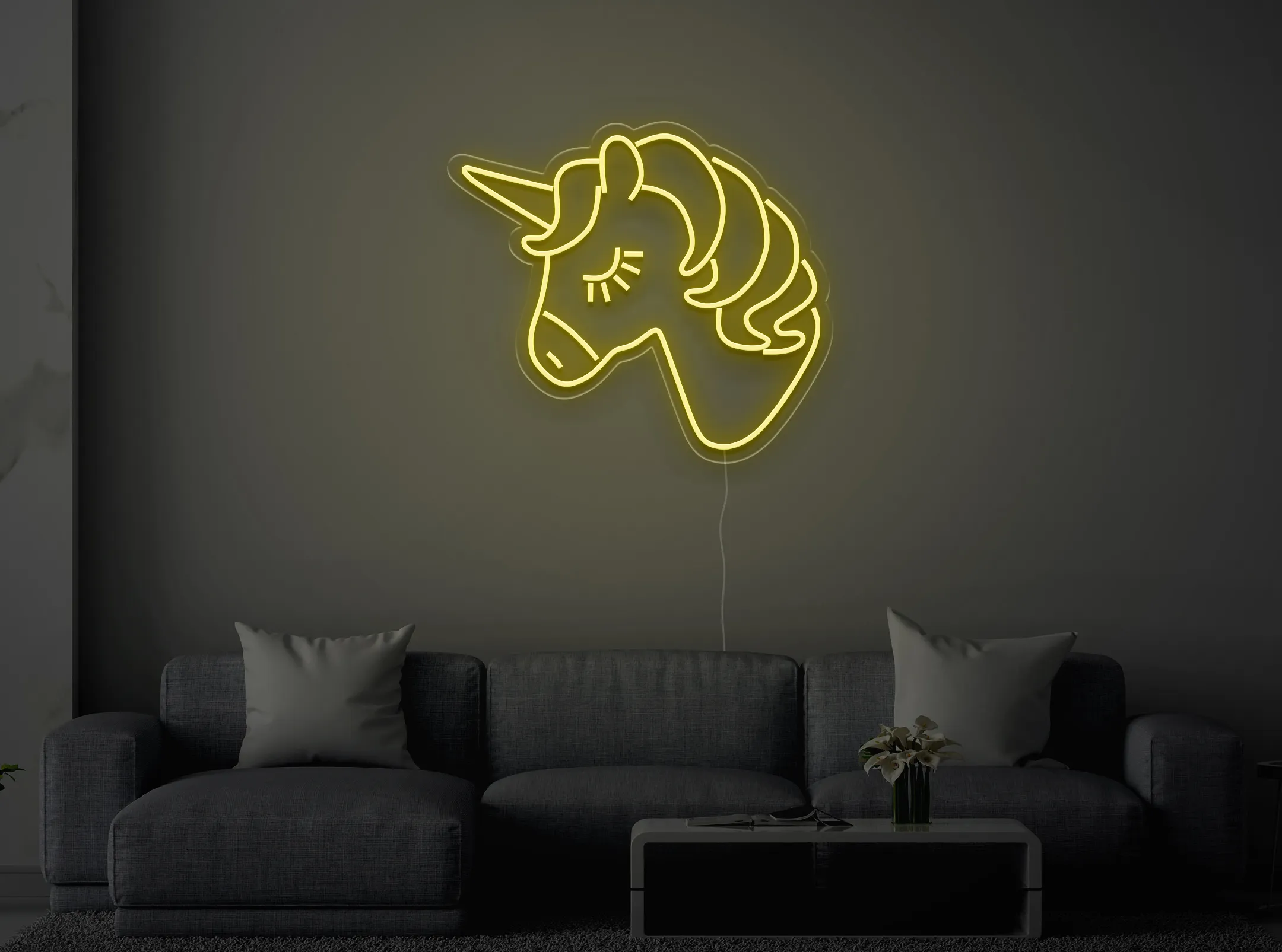 Unicorn - Semn Luminos LED Neon
