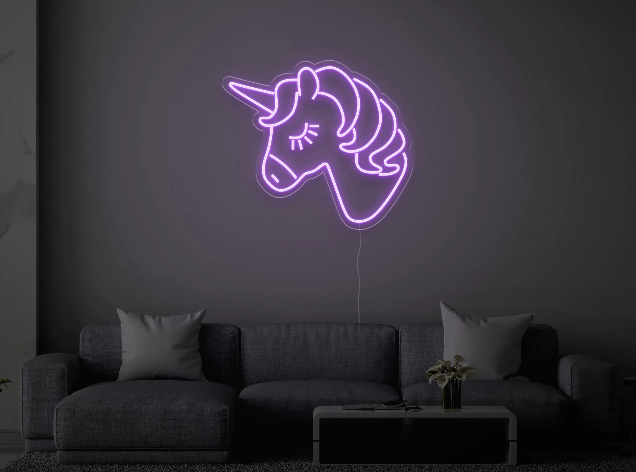 Unicorn - Semn Luminos LED Neon