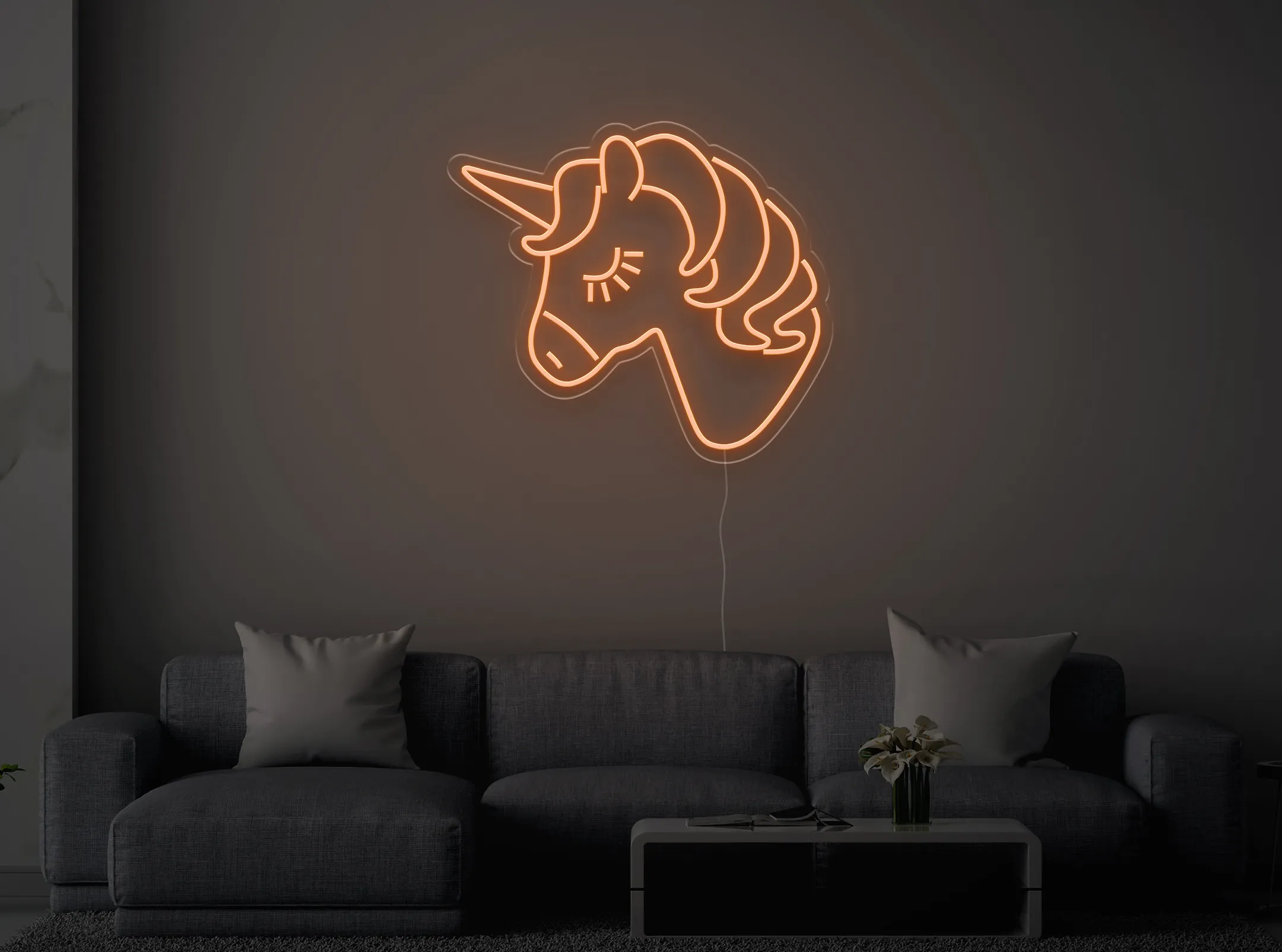 Unicorn - Semn Luminos LED Neon