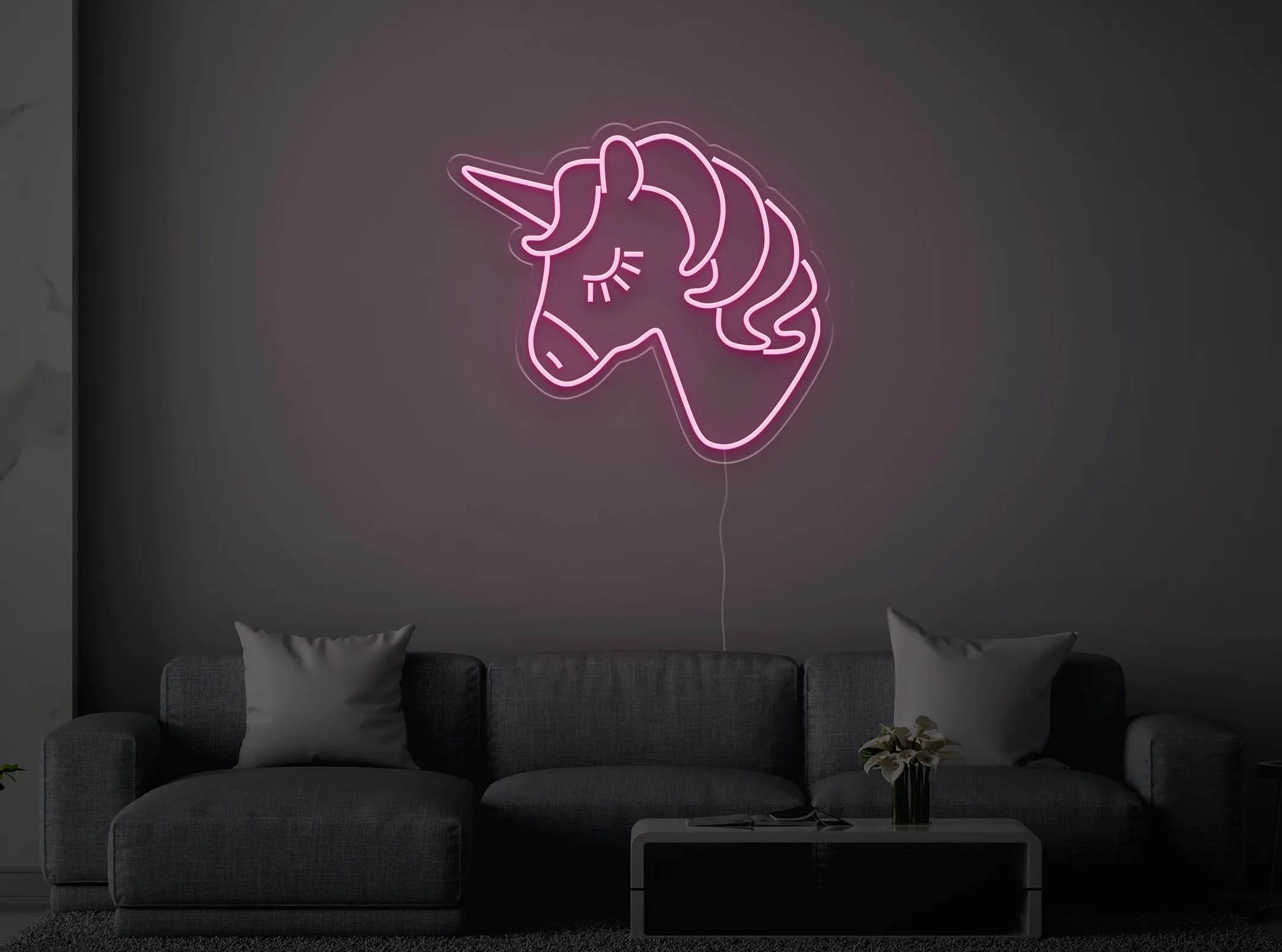 Unicorn - Semn Luminos LED Neon