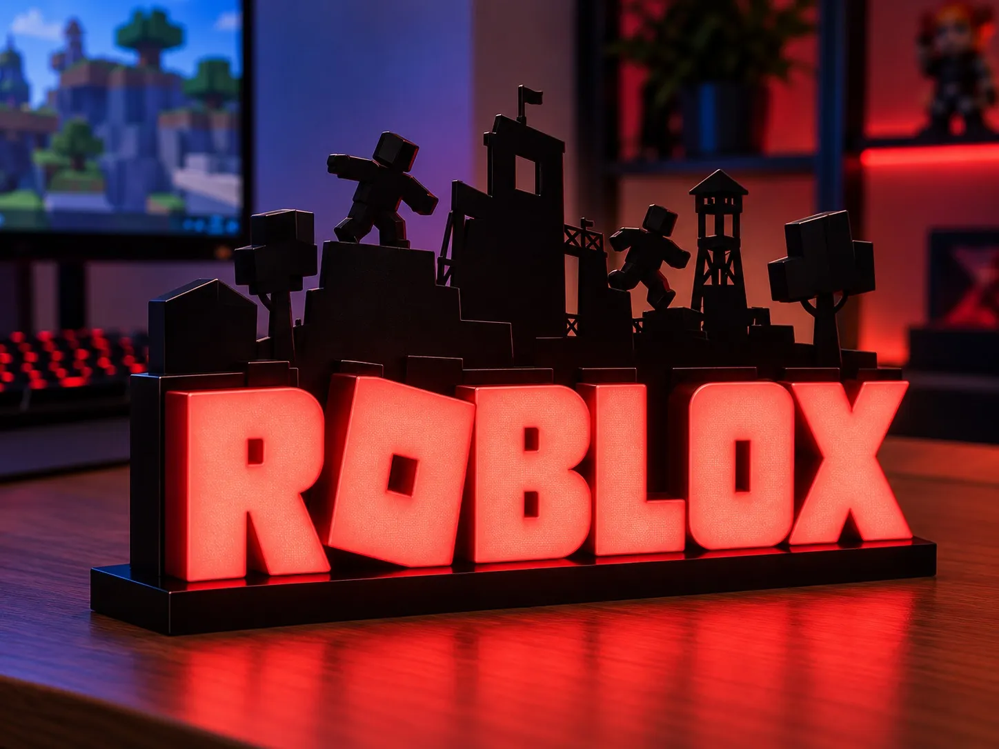 Roblox - Semn Luminos Printat 3D