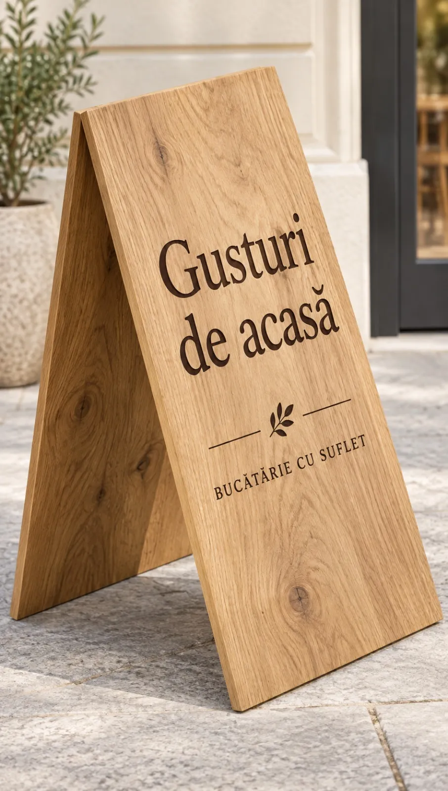 Stander publicitar personalizat neluminos