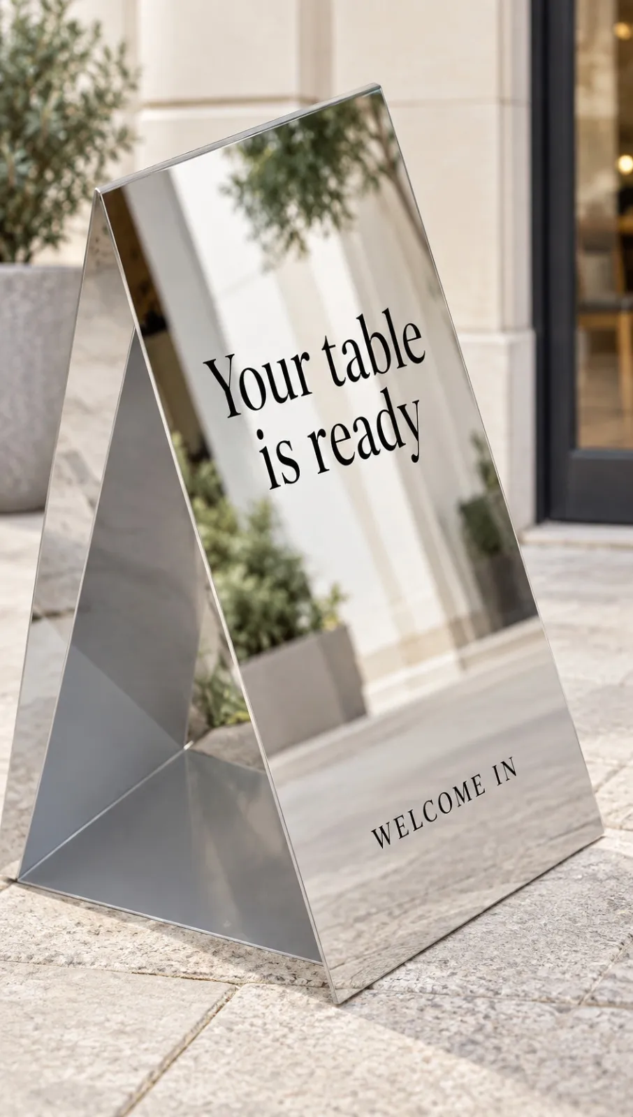 Stander publicitar personalizat neluminos