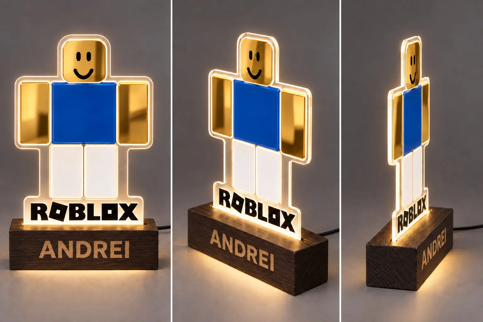 Roblox - Custom 3D Light Sign