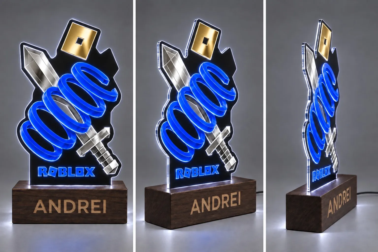 Roblox - Custom 3D Light Sign