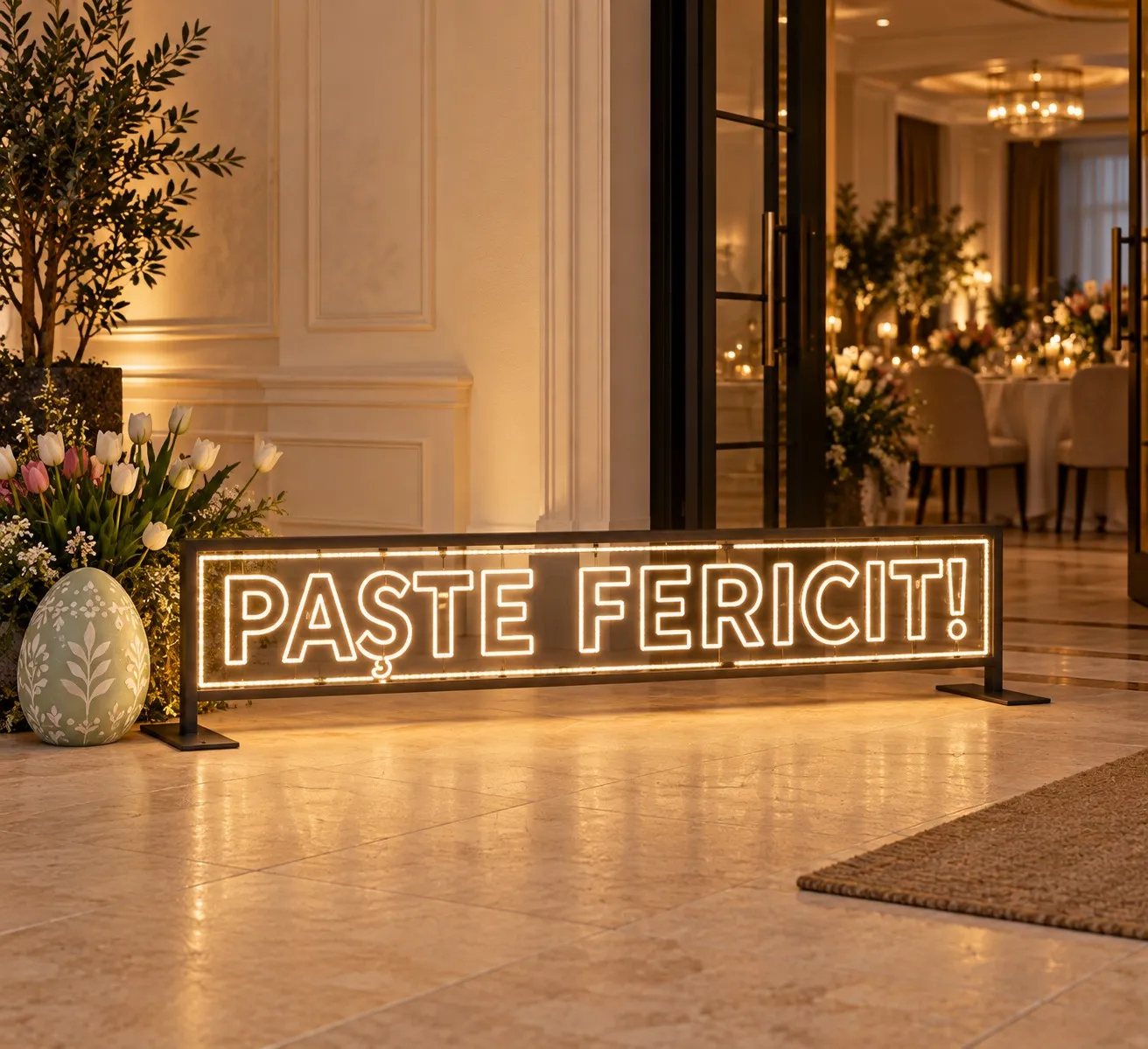 Buona Pasqua! - Insegna Luminosa LED Neon