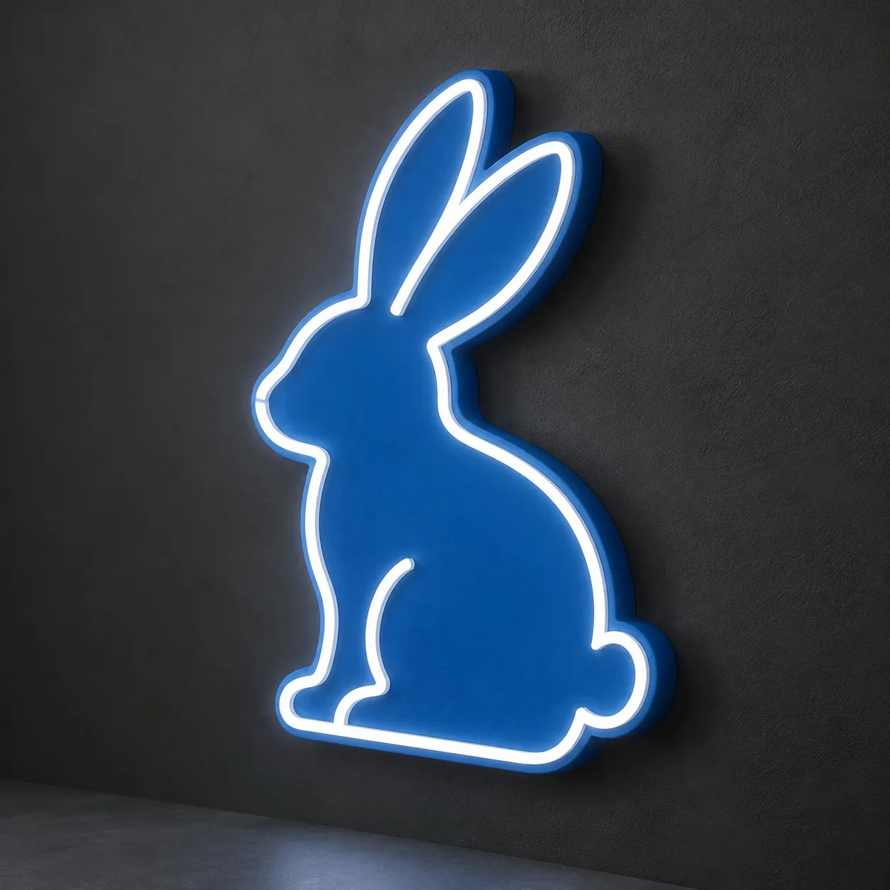 Coniglietto di Pasqua - Insegna Luminosa LED Neon