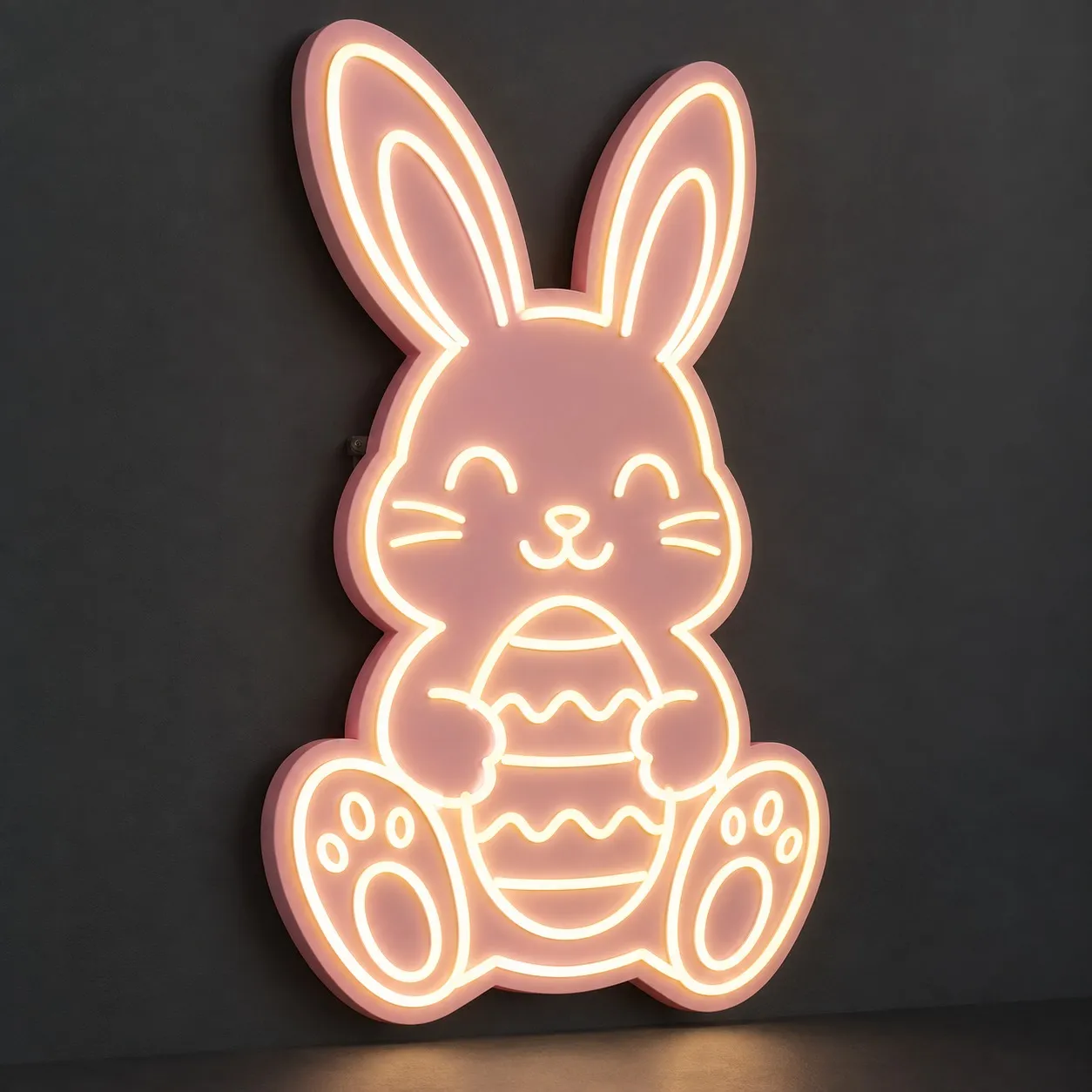 Coniglietto di Pasqua - Insegna Luminosa LED Neon