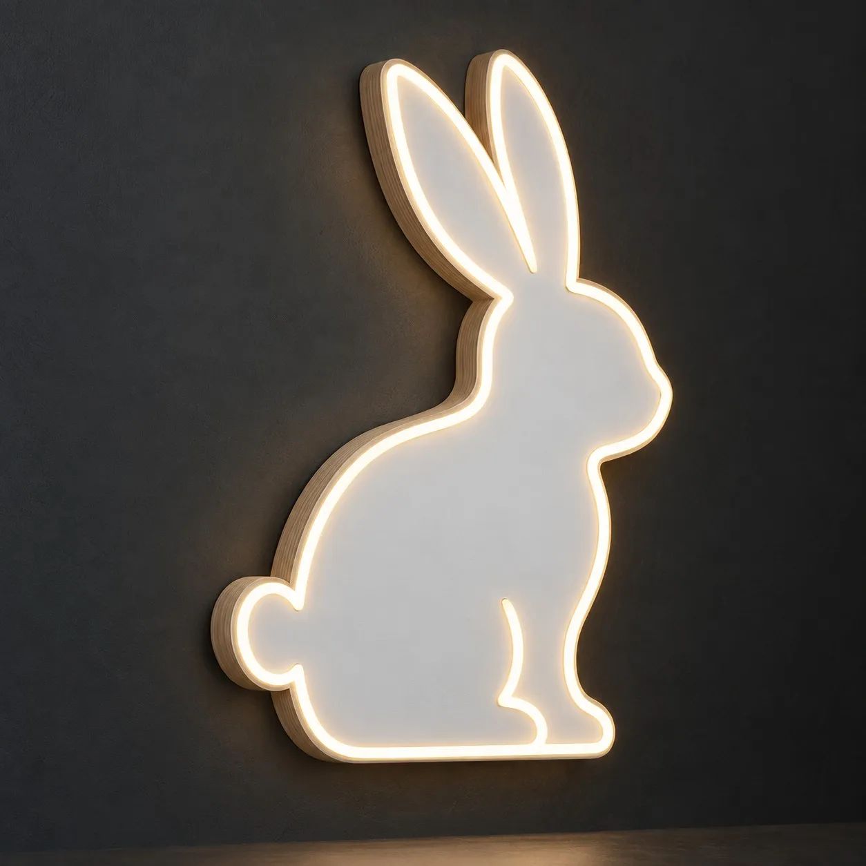 Coniglietto di Pasqua - Insegna Luminosa LED Neon