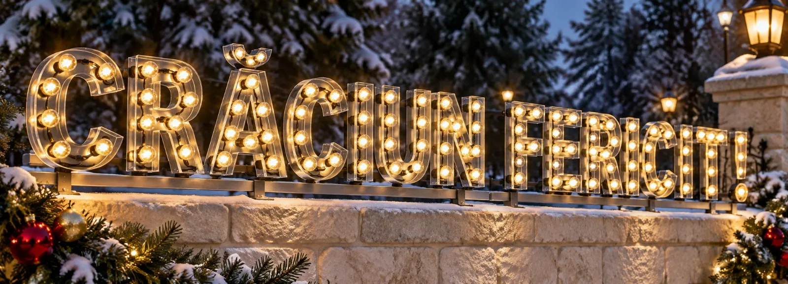 Buon Natale!! - Lettere Volumetriche Luminose in Plexiglass