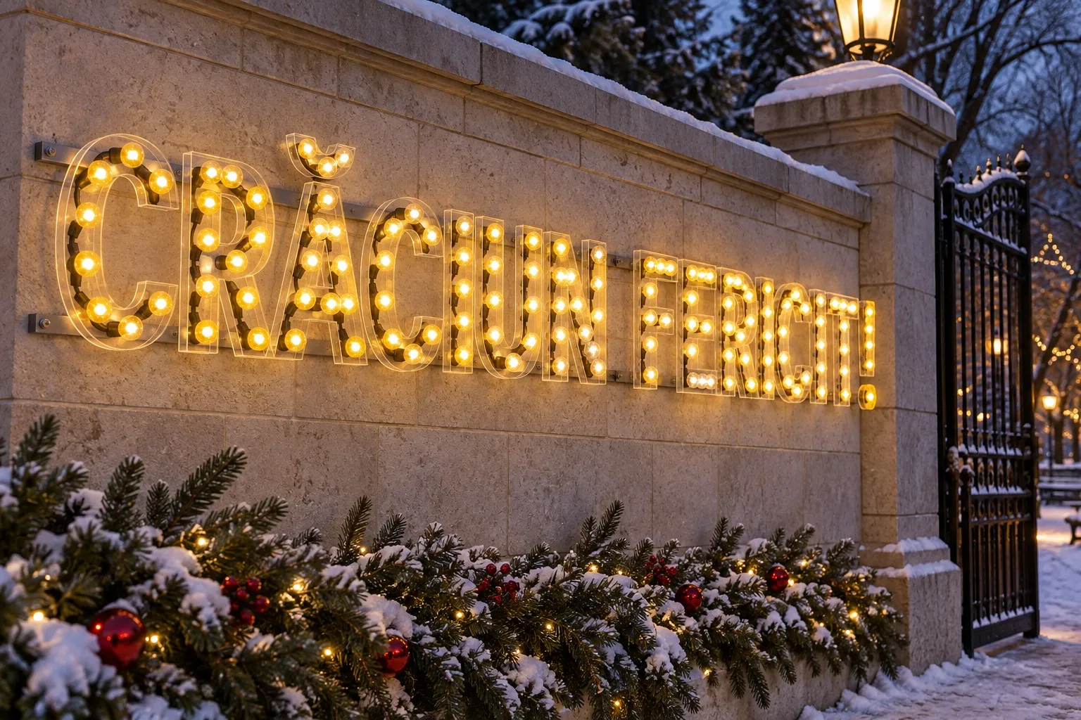 Buon Natale!! - Lettere Volumetriche Luminose in Plexiglass