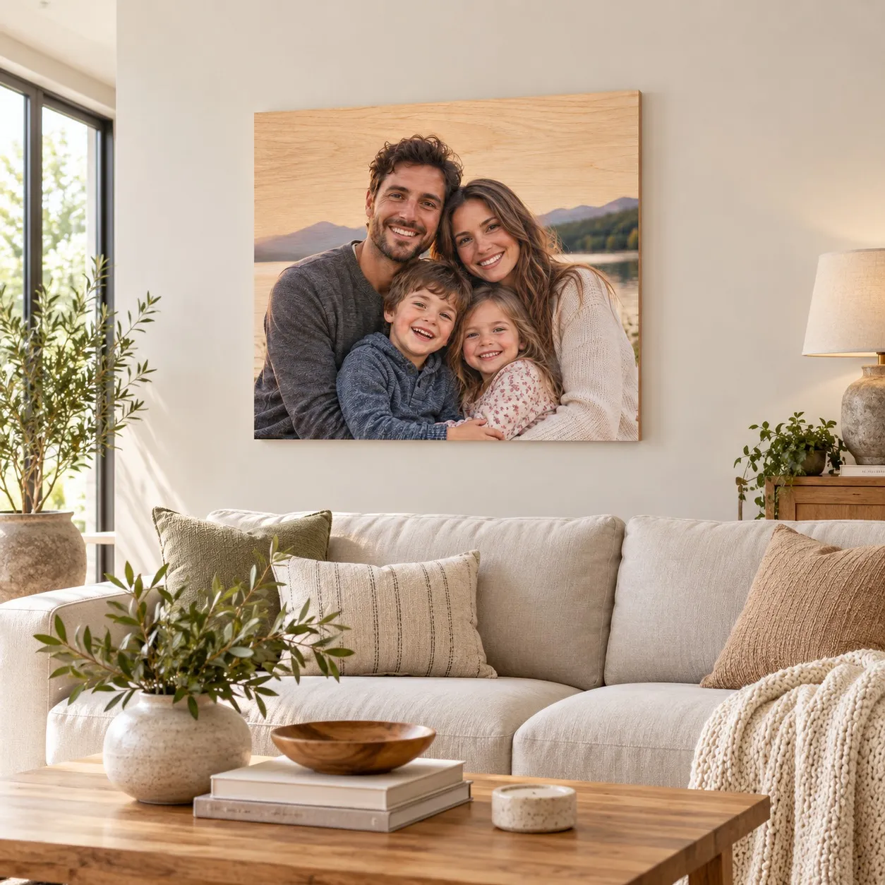 Custom Photo Canvas – Family