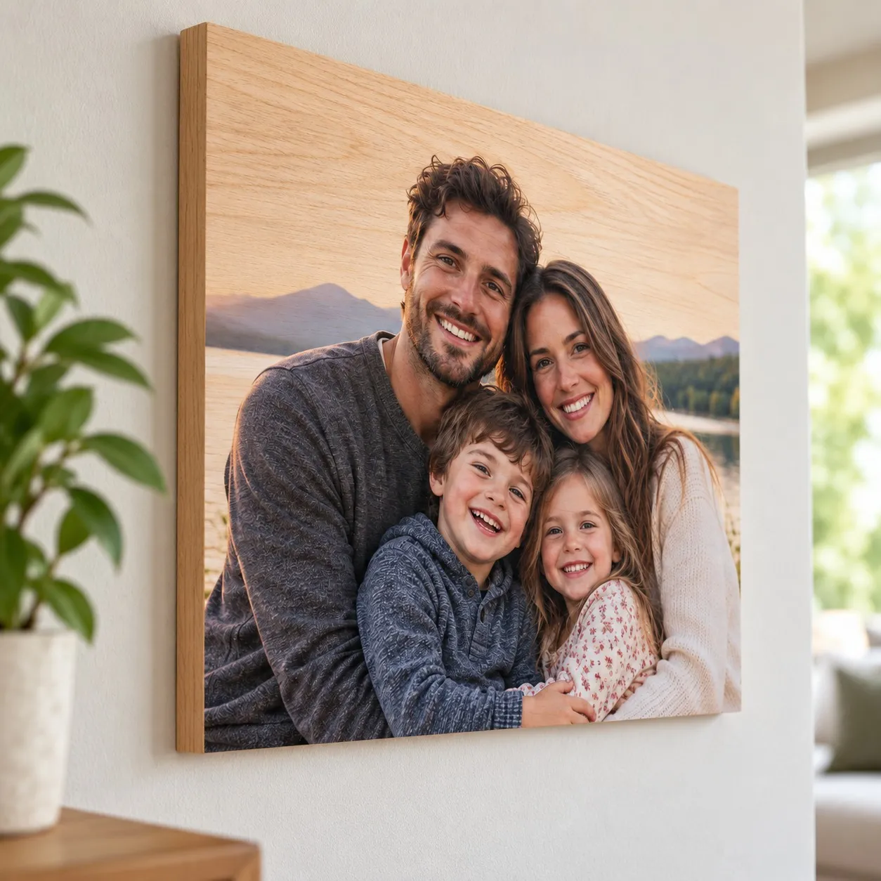 Custom Photo Canvas – Family