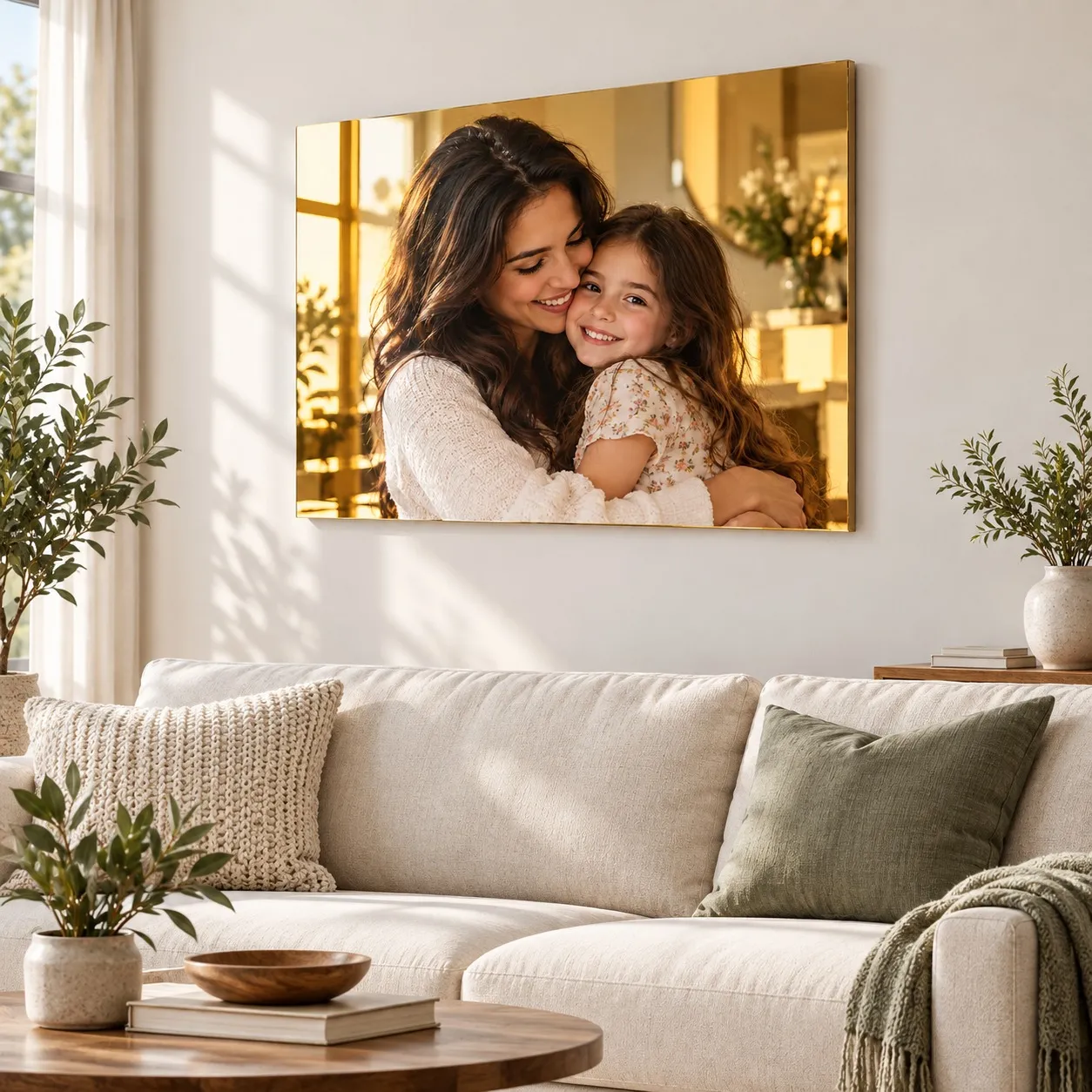 Tableau Personnalisé avec Photo – Mère et Fille