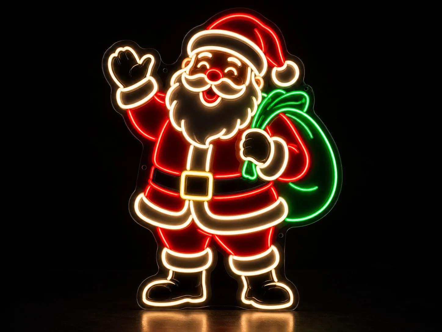 Santa2 - Enseigne Lumineuse LED Néon