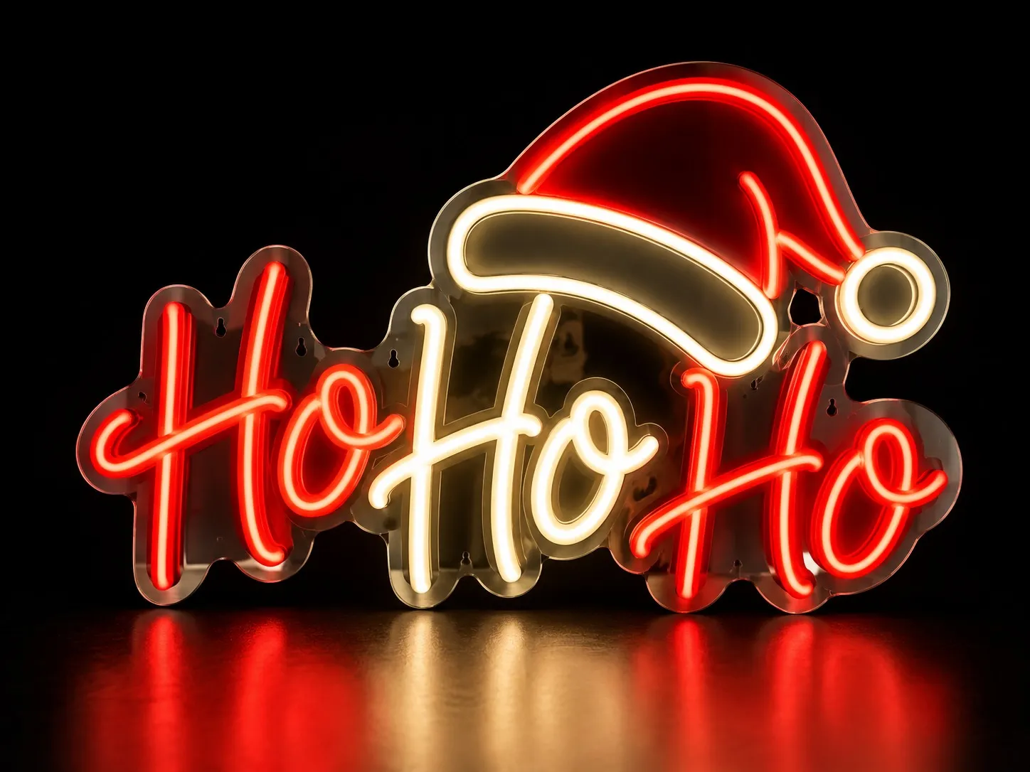 Santa2 - Enseigne Lumineuse LED Néon
