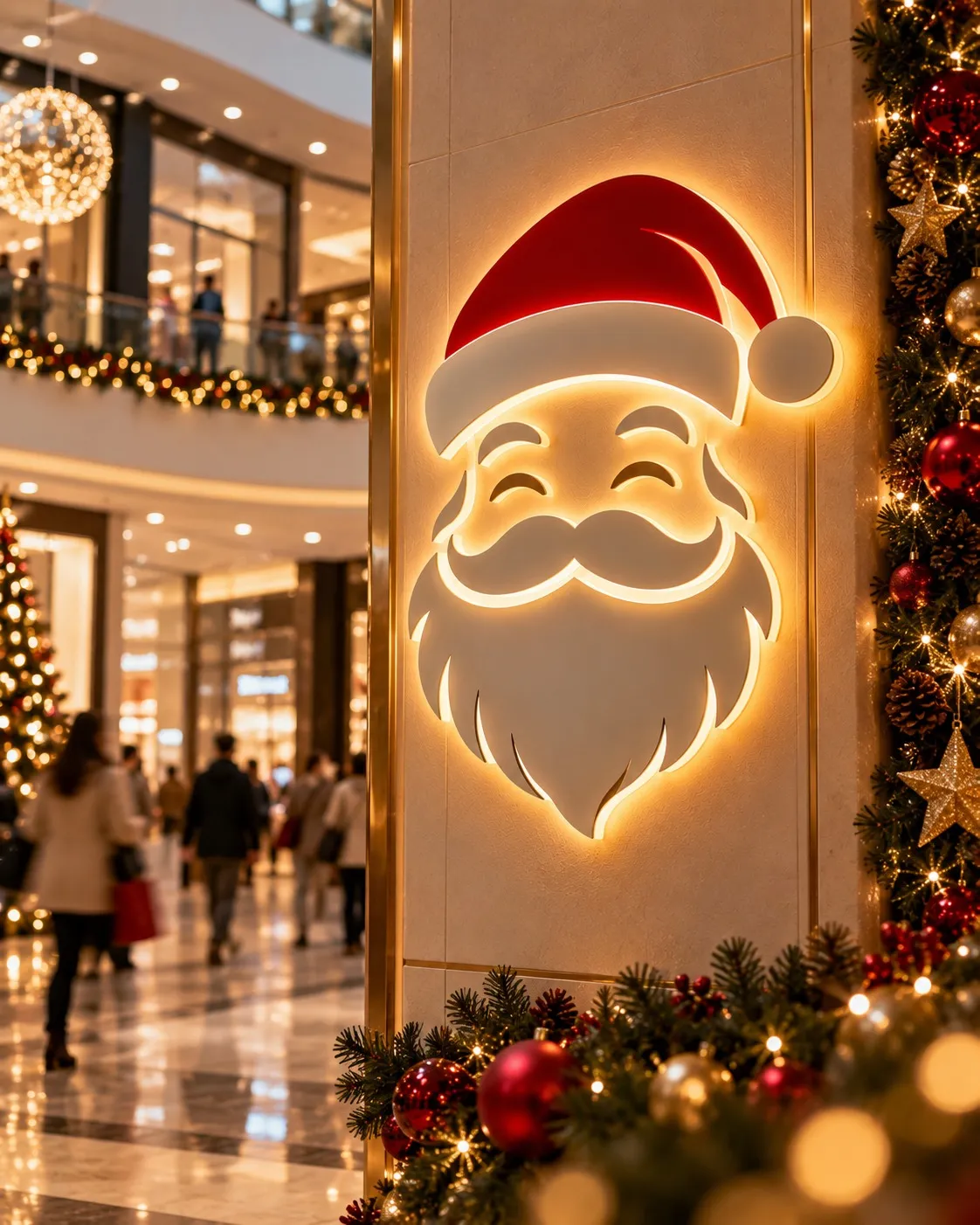Iluminat Festiv de Craciun pentru Malluri, Primării și Spații Comerciale