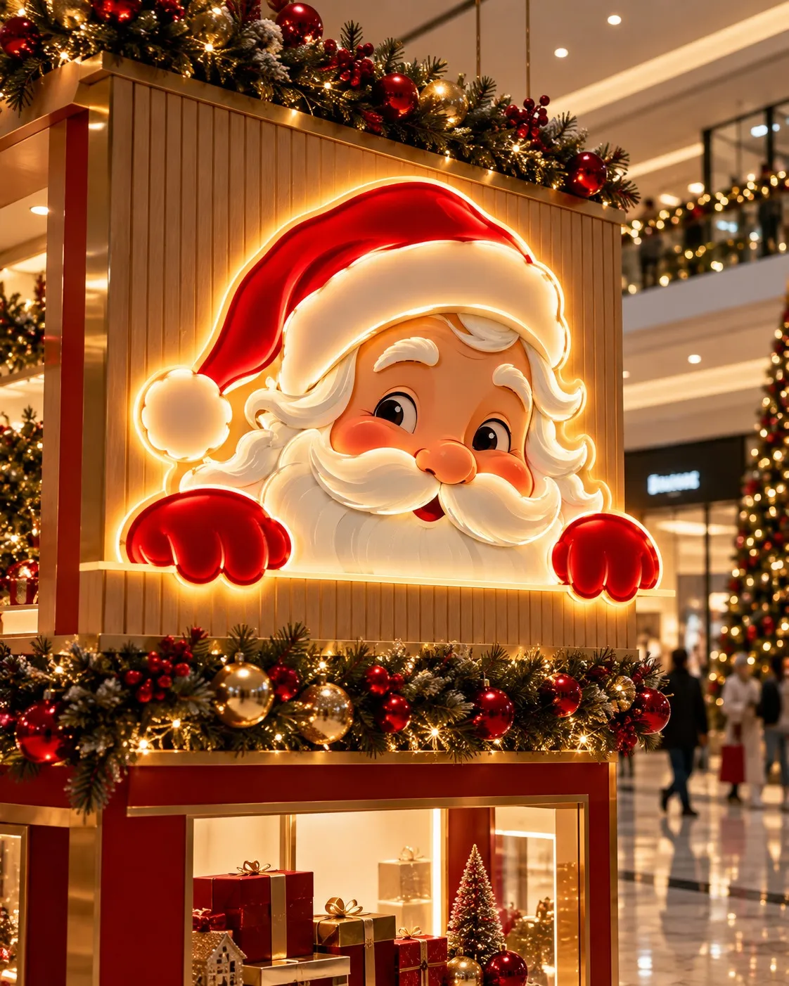 Iluminat Festiv de Craciun pentru Malluri, Primării și Spații Comerciale