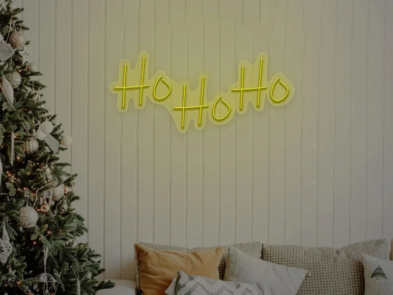 Ho Ho Ho - Semn Luminos LED Neon