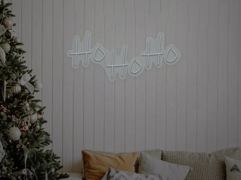Ho Ho Ho - Semn Luminos LED Neon