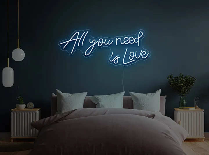 All you need is Love - Semn Luminos LED Neon
