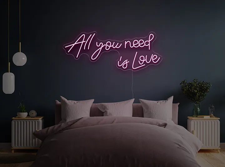 All you need is Love - Semn Luminos LED Neon