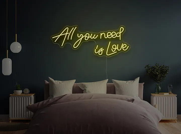 All you need is Love - Semn Luminos LED Neon