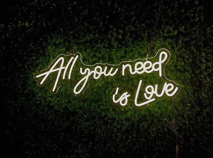 All you need is Love - Semn Luminos LED Neon